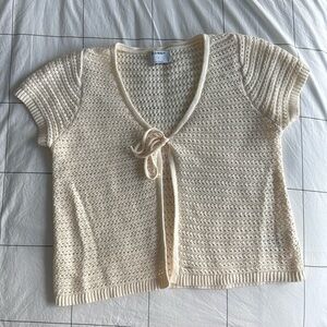 Crochet Top - Cream